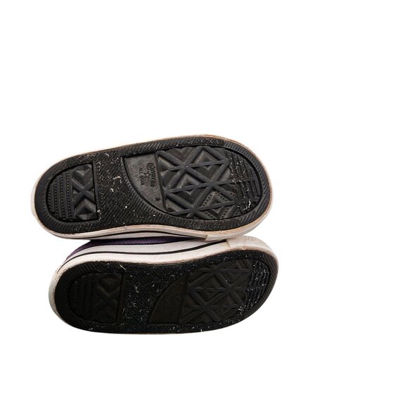 Toddler Converse Chuck Taylor All Star Purple High-Top Sneakers Size 5 - Picture 6 of 8